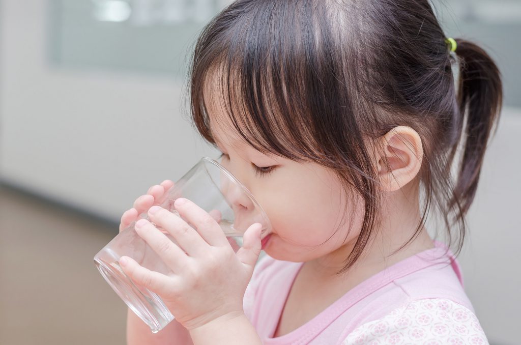 Child Drinking Water