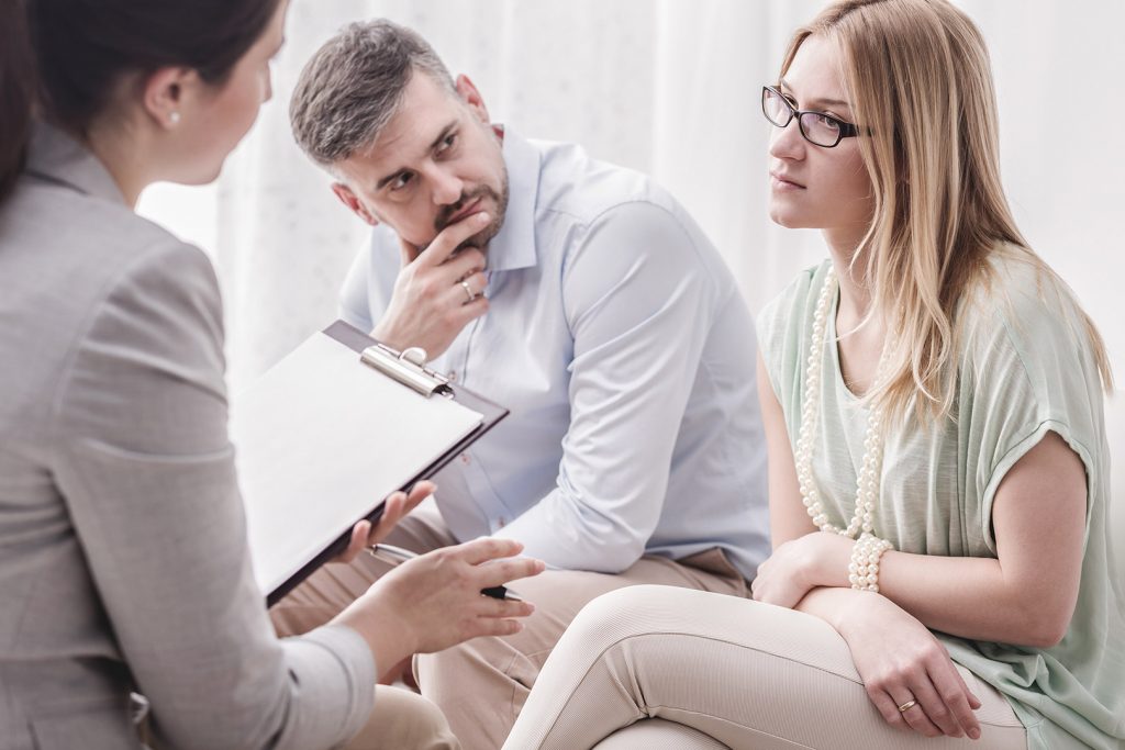 Woman Talking to Lawyer