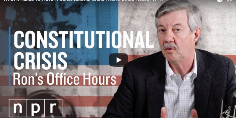 What It Takes To Have A Constitutional Crisis