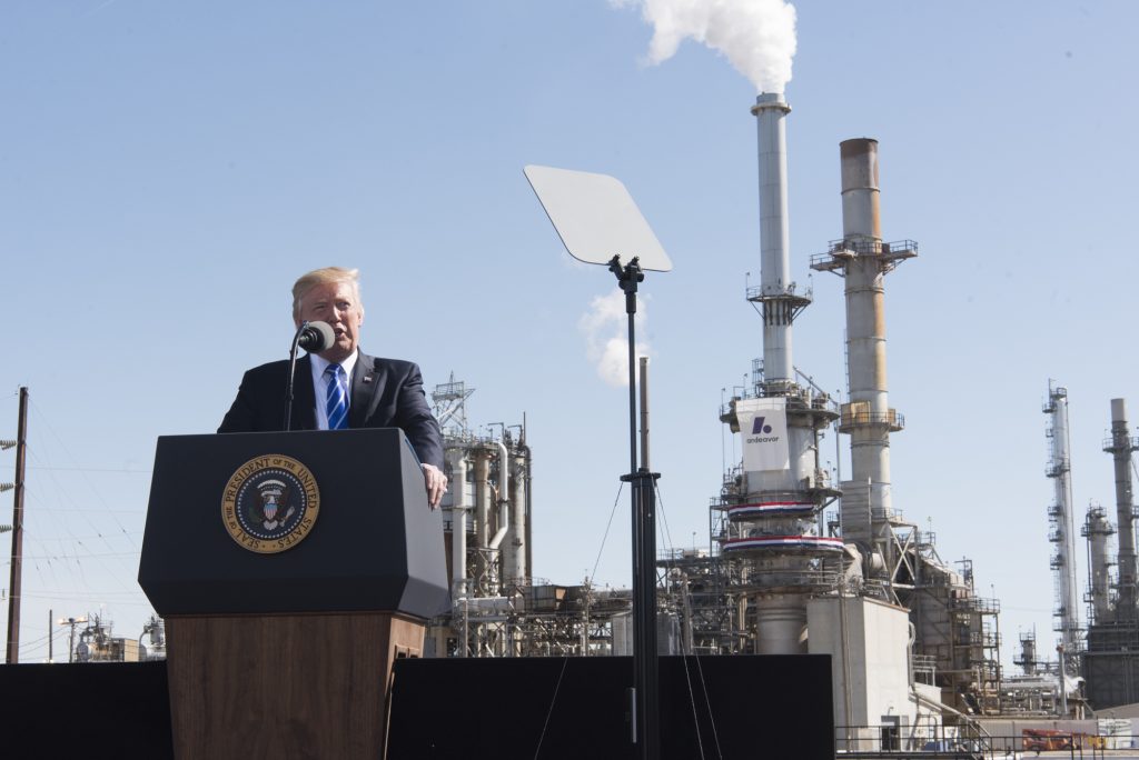 Trump Celebrates Pollution