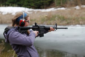 Teen with Assault Rifle
