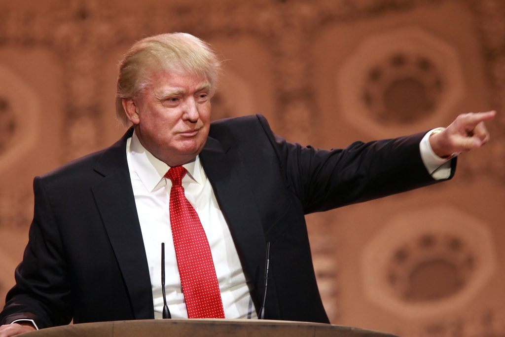Donald Trump Pointing