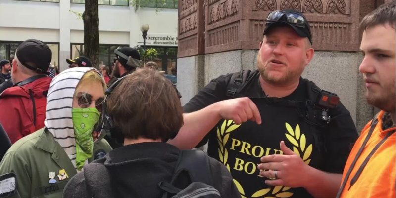 Arrests Ensue At Fascist Proud Boys Rally In Portland